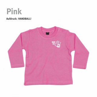Baby-Langarmshirt bubble gum pink